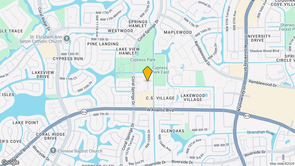 1013 Coral Club Dr Map and Location Details