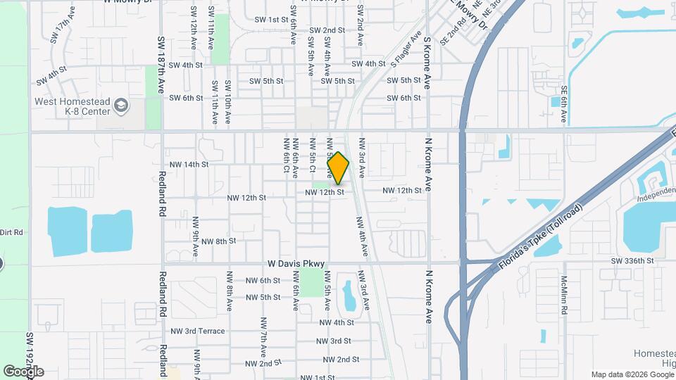 448 NW 12th St Map and Location Details