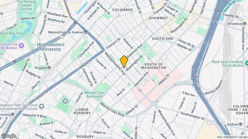 1723 Washington St, Unit 402 Map and Location Details
