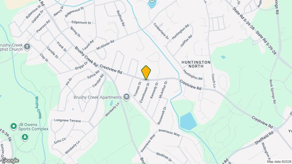 100 Eisenhower St Map and Location Details