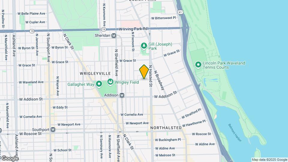 829 W Waveland Ave-Unit -Unit 2N Mapa y Detalles de la Ubicación