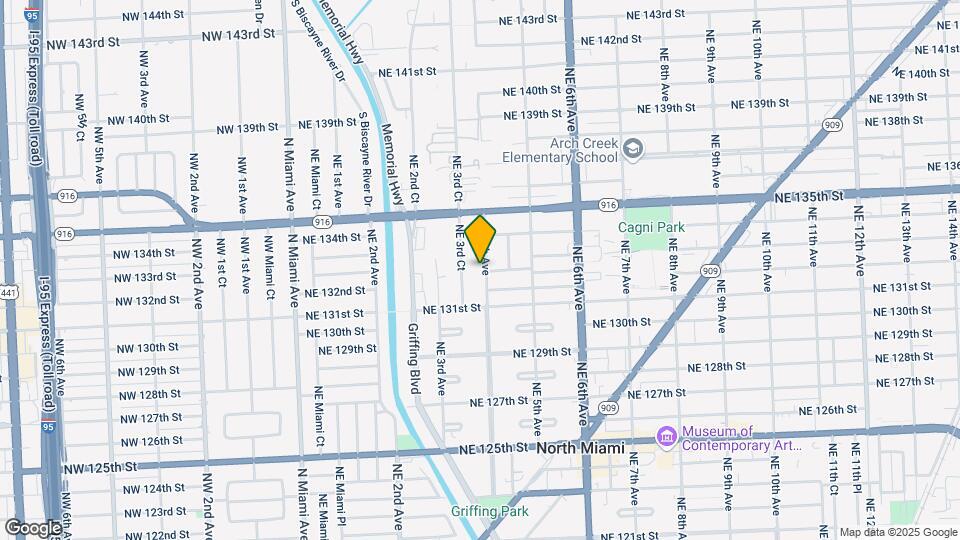 13236 NE 4th Ave Mapa y Detalles de la Ubicación