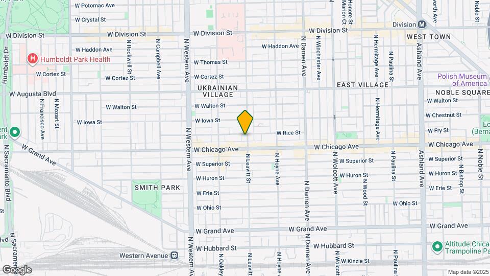 820 N Leavitt St Map and Location Details
