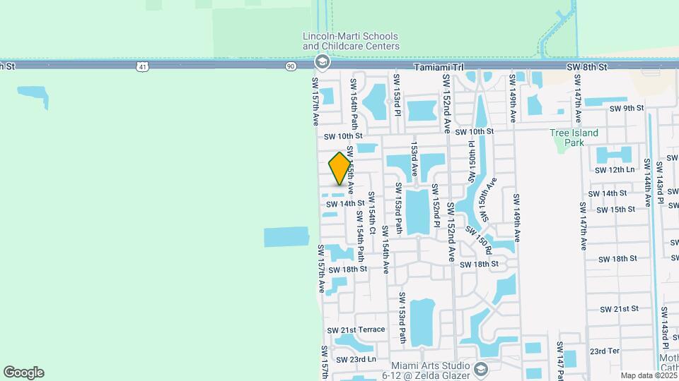 15566 SW 13th Terrace Map and Location Details