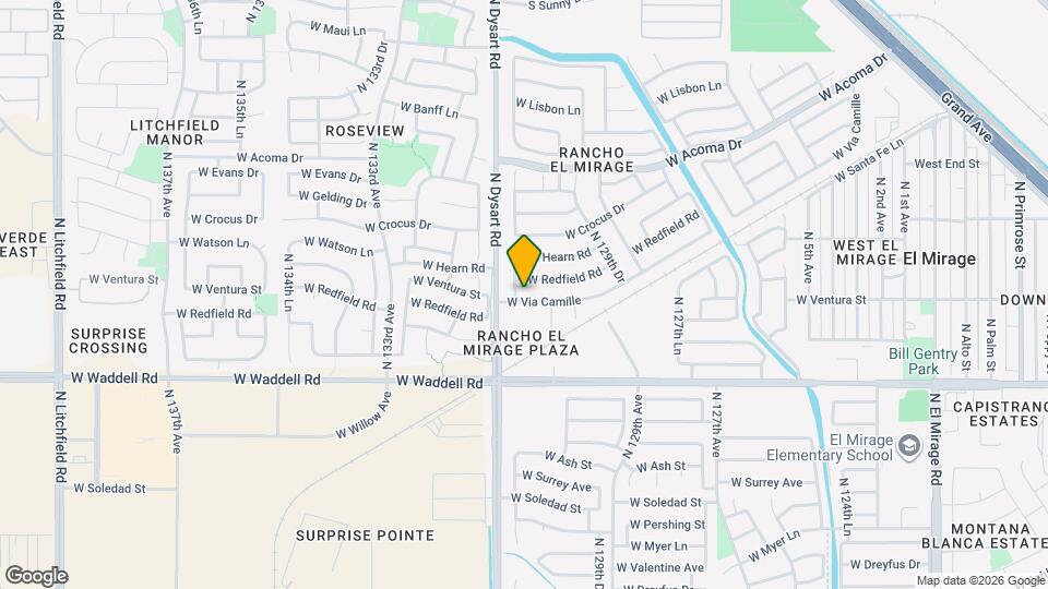 13054 W Via Camille Map and Location Details