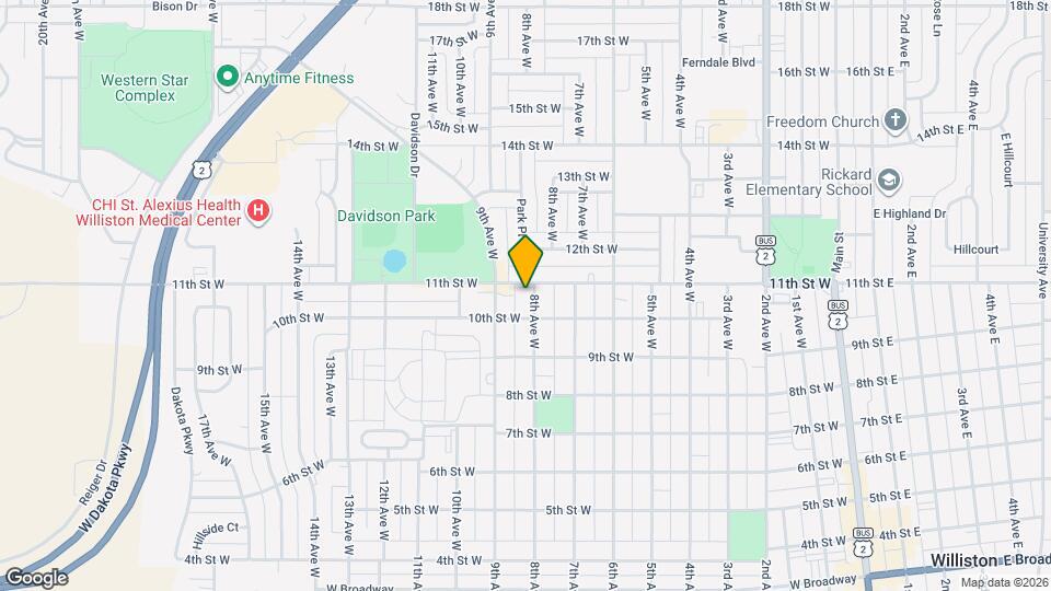 1015 8th Ave W Map and Location Details
