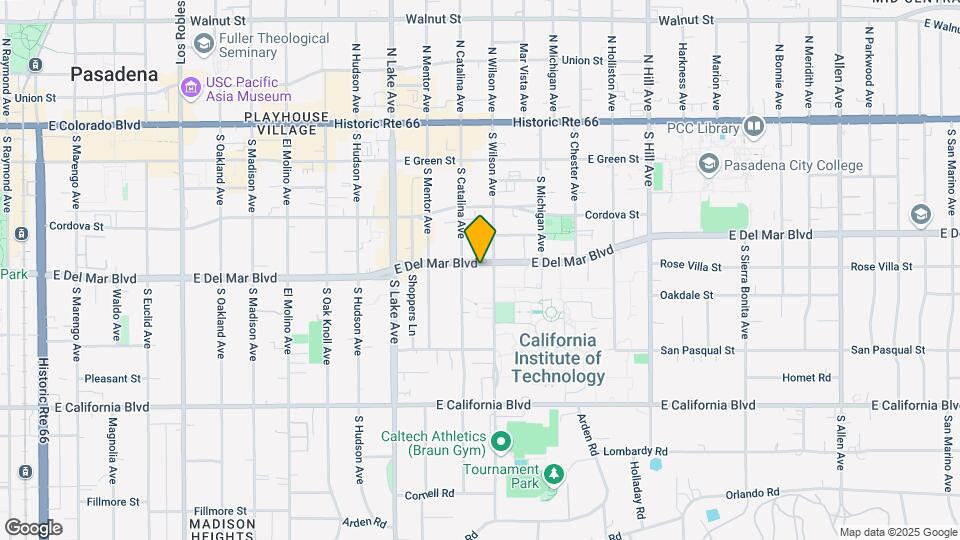 1052 Del Mar Blvd Map and Location Details