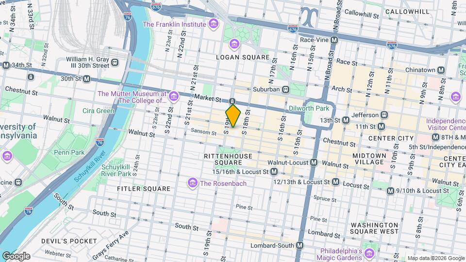 1822 Chestnut St Map and Location Details