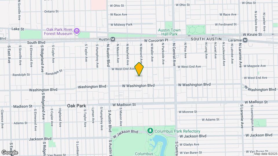 128 N Menard Ave Map and Location Details