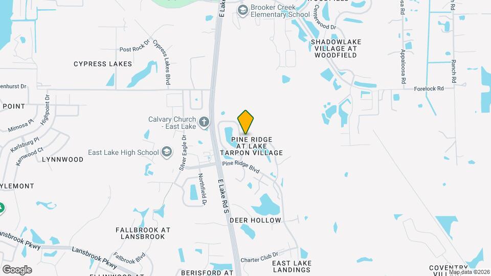 1258 Pine Ridge Cir W Map and Location Details