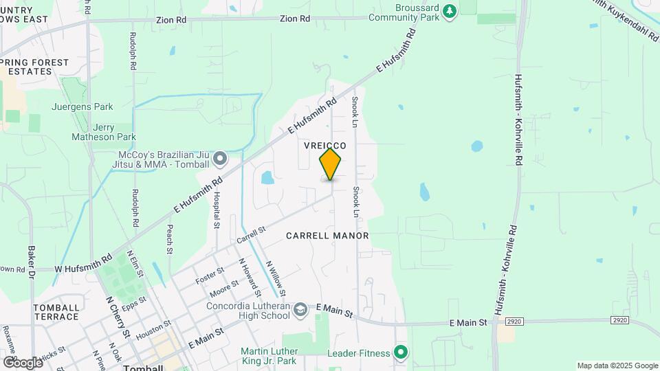 1035 Lovett St Map and Location Details