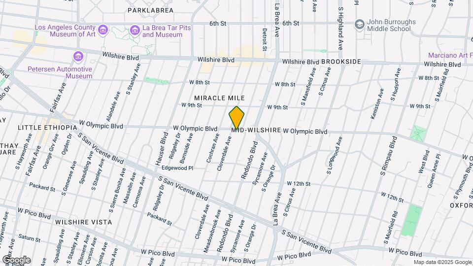 5360-5362 W Olympic Blvd Mapa y Detalles de la Ubicación