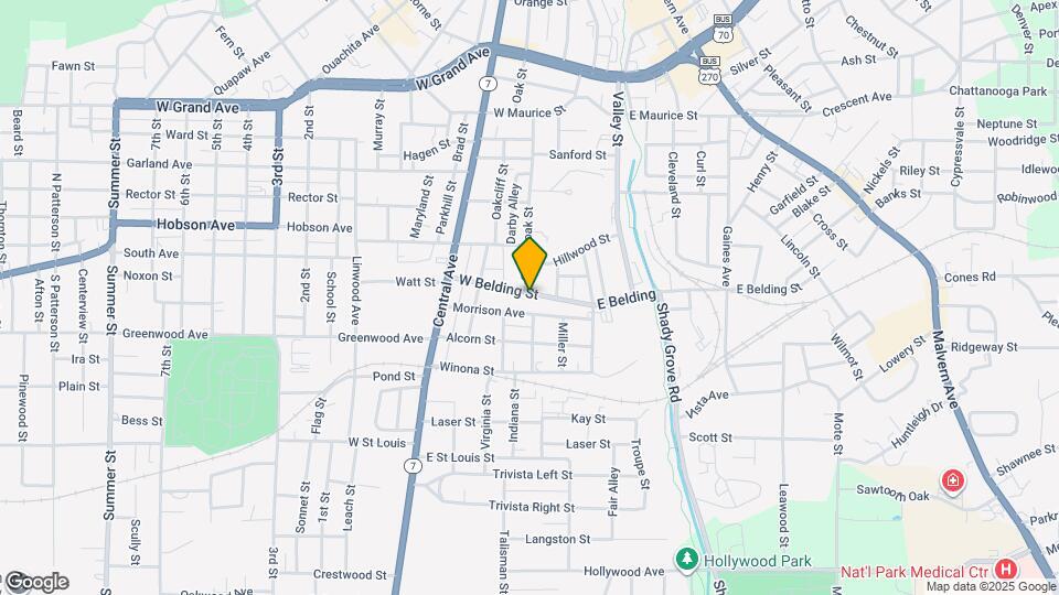 311 W Belding St Map and Location Details