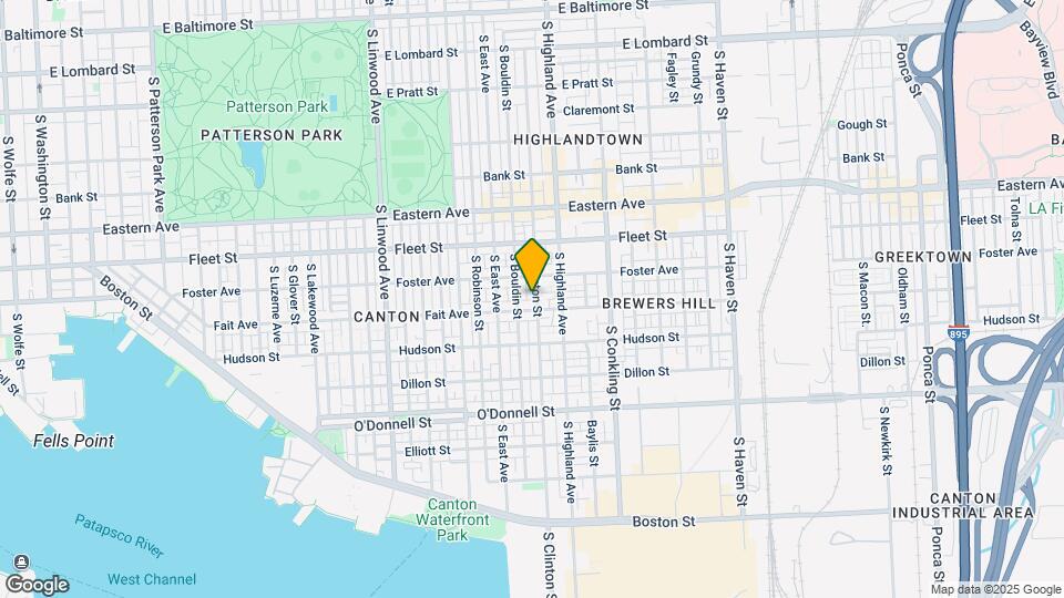730 South Clinton Street Map and Location Details