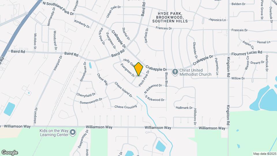 9523 Short Leaf Dr Map and Location Details