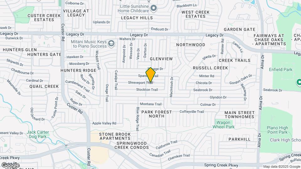 1632 Shreveport Trail Map and Location Details