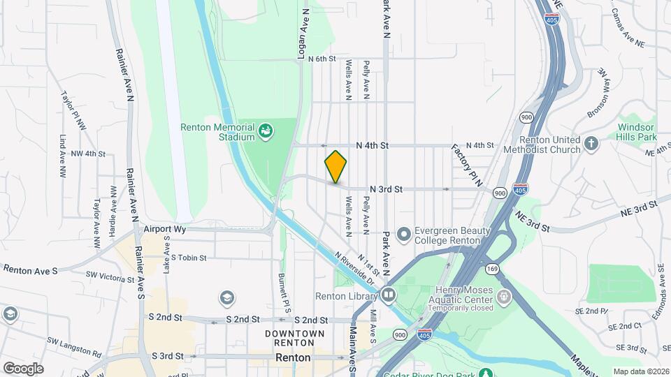 811 N 3rd St Map and Location Details