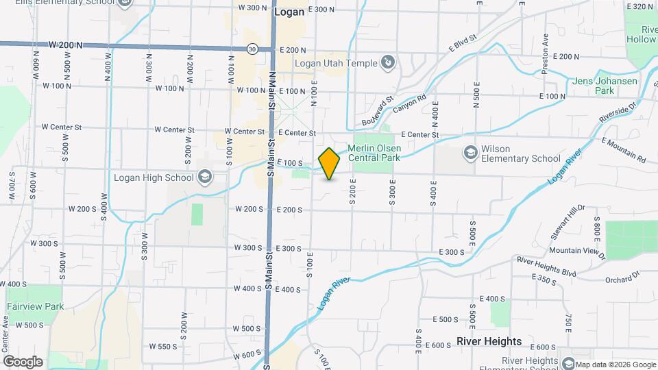 128 S 100 E Map and Location Details