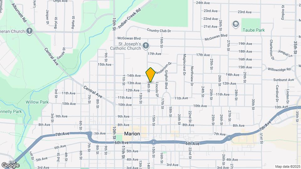 1289 14th St Mapa y Detalles de la Ubicación