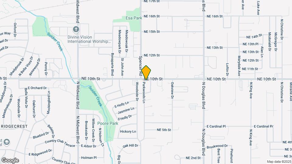 4032 Parkwoods Ln Map and Location Details