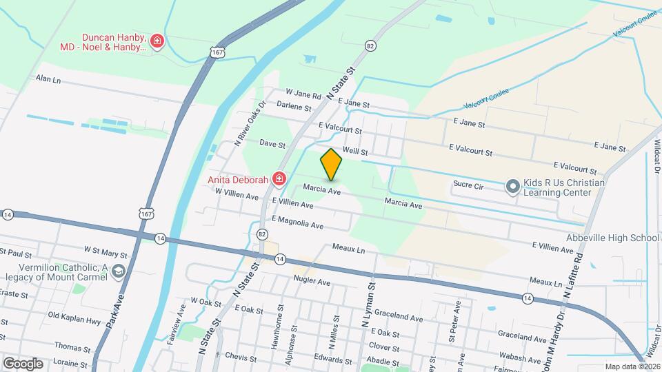 417 Marcia Ave Map and Location Details