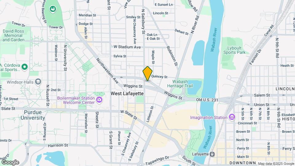 340 N Salisbury St Map and Location Details