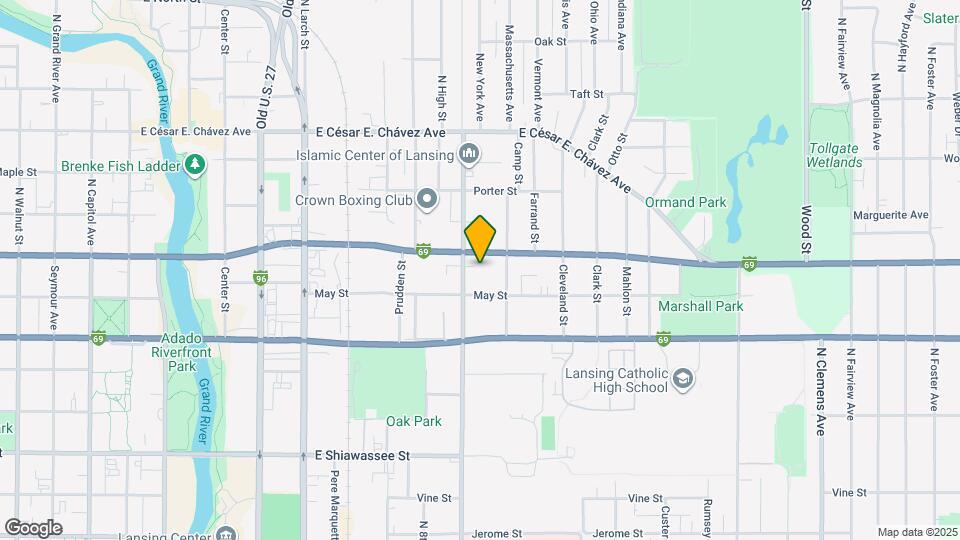 820 N Pennsylvania Ave, Unit 1 Map and Location Details