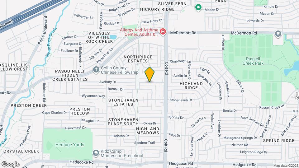 4116 Aldenham Dr Map and Location Details