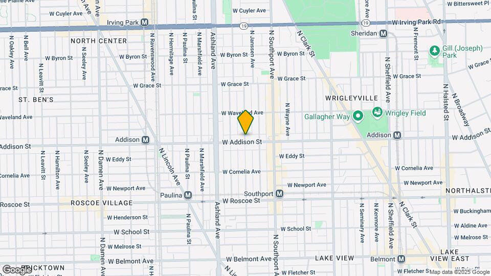 3611 N Greenview Ave Map and Location Details