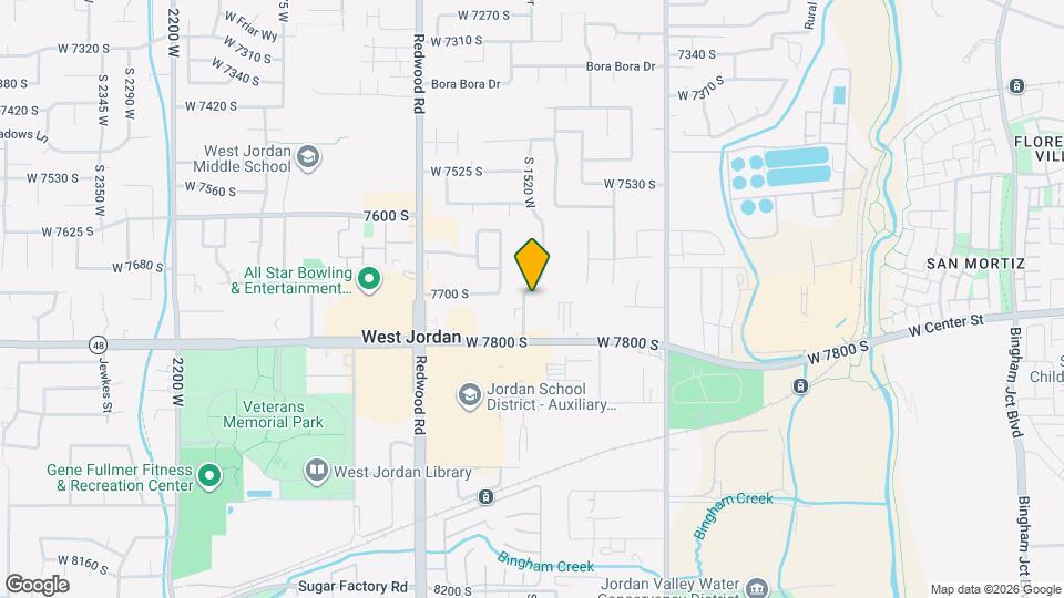 7715 S 1530 W Map and Location Details