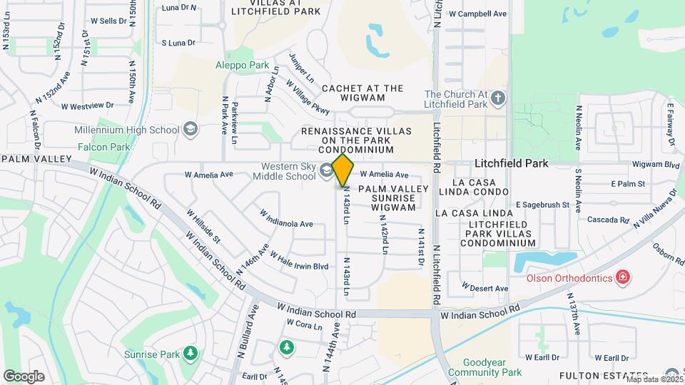 3990 N 143rd Ln Map and Location Details