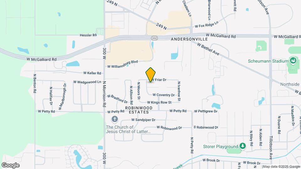 4314 W Castleton Ct Map and Location Details