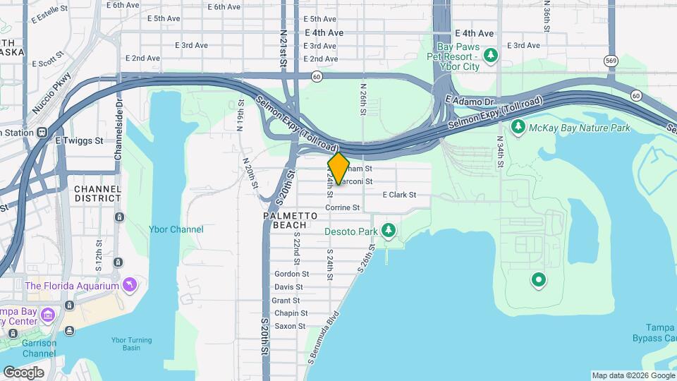 2406 E Clark St Mapa y Detalles de la Ubicación