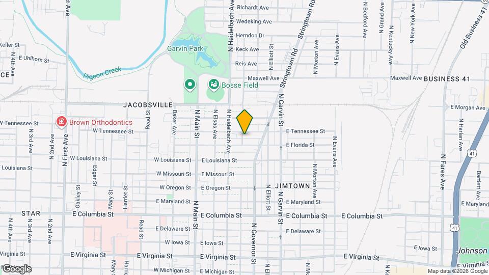 1313 N Lafayette Ave Map and Location Details