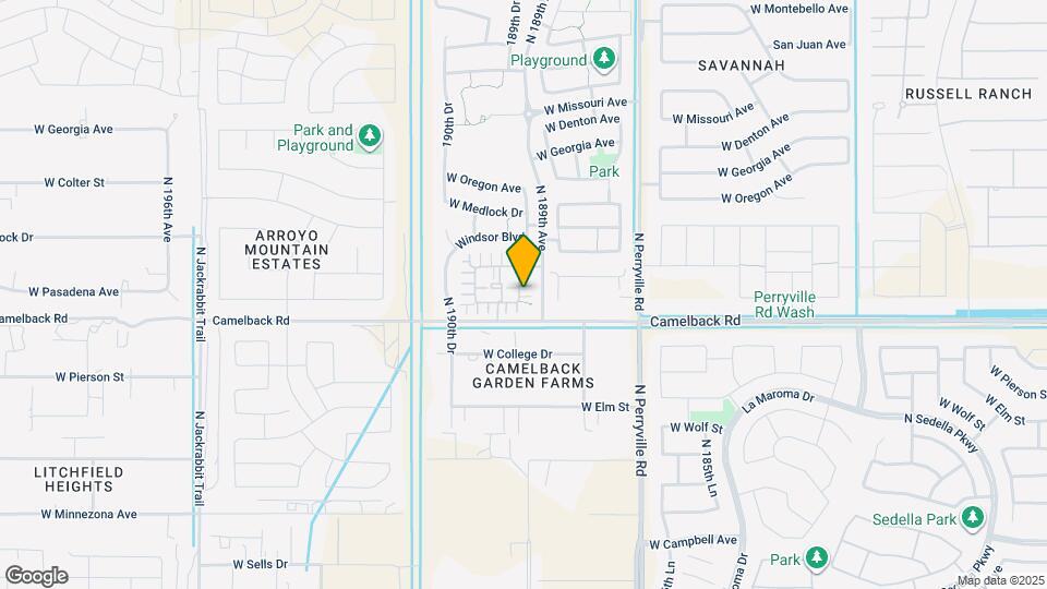 5025 N 189th Dr Map and Location Details