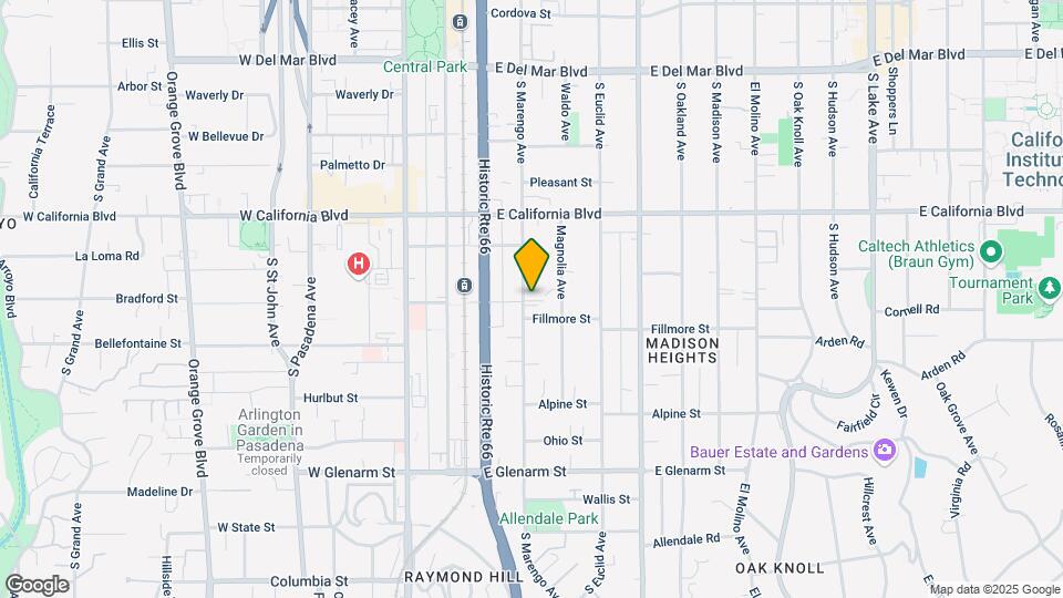 734 Marengo Ave Map and Location Details