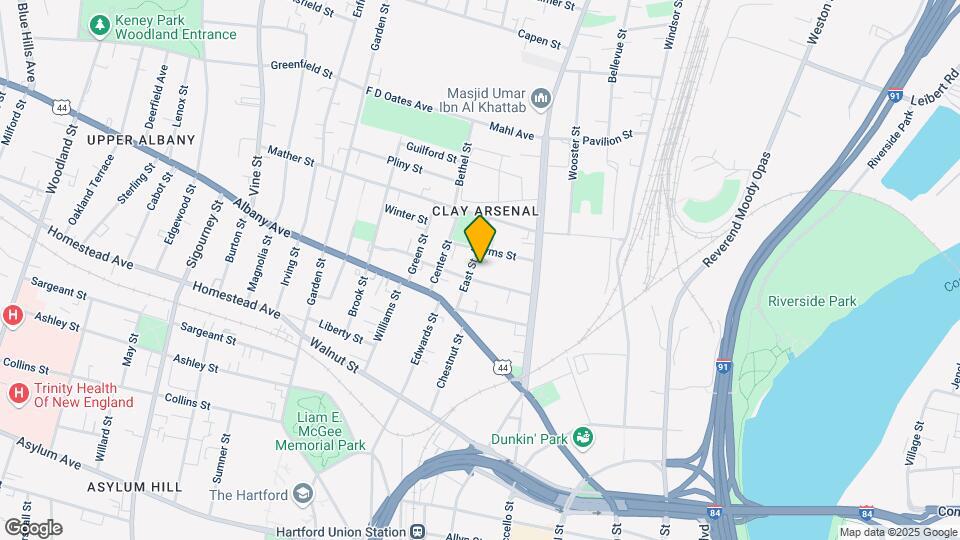 50 East St Mapa y Detalles de la Ubicación
