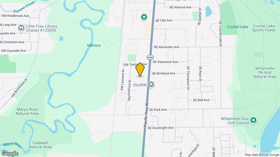 2494 SW Coho St Map and Location Details