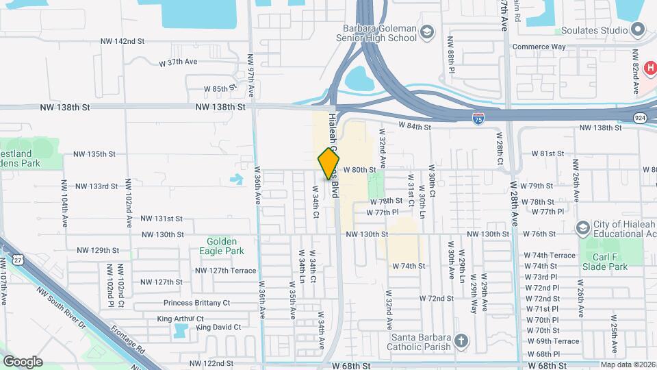 9286 W 33rd Ln Map and Location Details