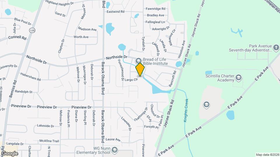 1727 Largo Cir Map and Location Details