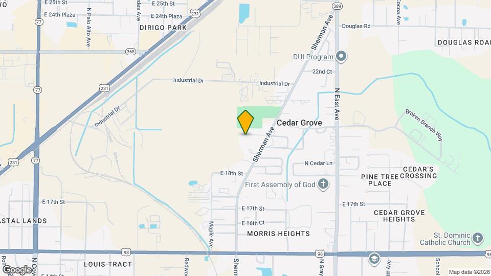 2316 E 19th Pl Map and Location Details