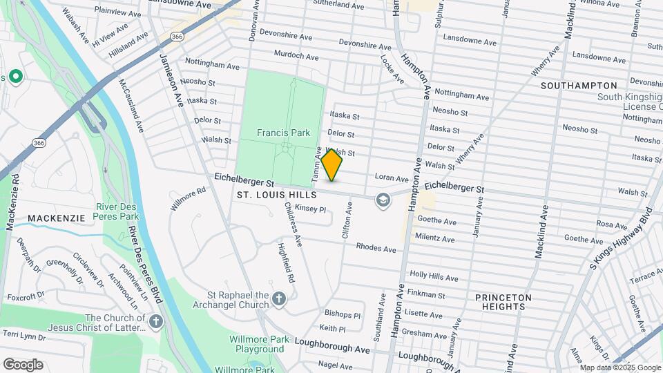 6259 Eichelberger St Map and Location Details