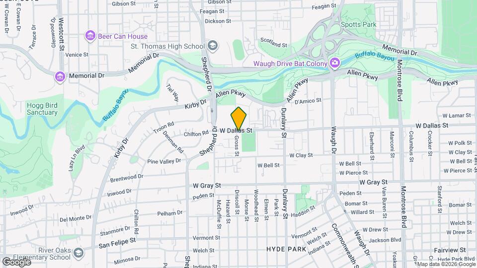 1013 Gross St Map and Location Details