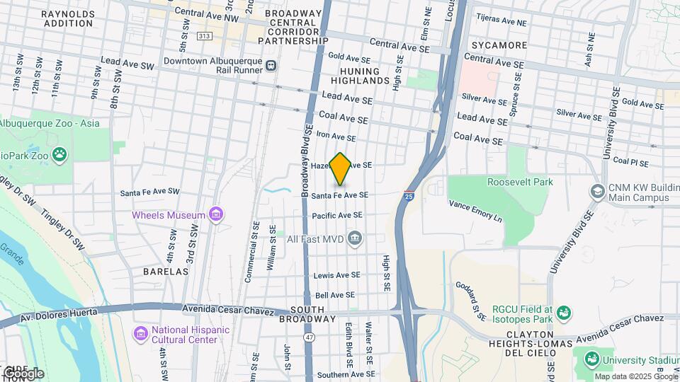725 Edith Blvd SE Mapa y Detalles de la Ubicación