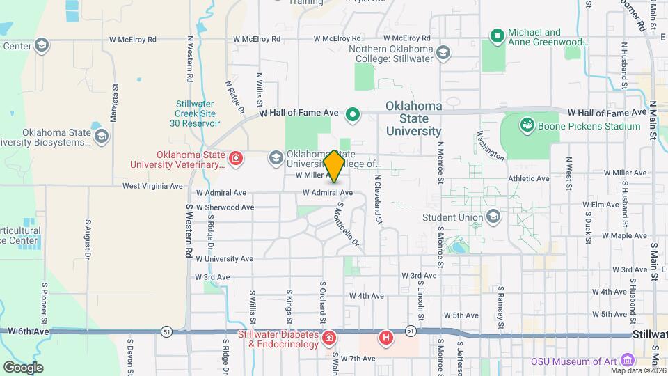 1622 W Admiral Ave Map and Location Details