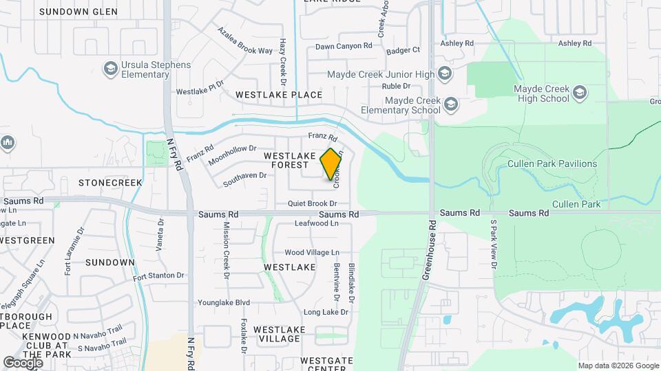 19410 Westhaven Dr Map and Location Details