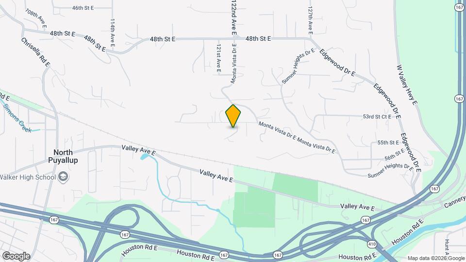 5406 122nd Ave E Map and Location Details