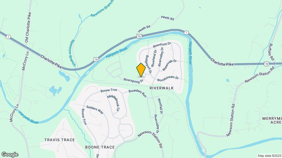 1016 Riverspring Dr Map and Location Details