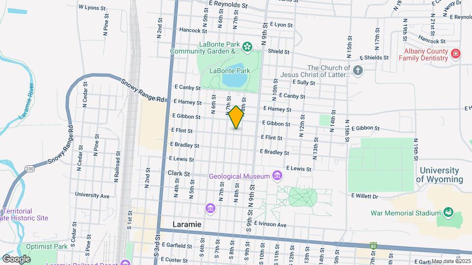 715 E Flint St Mapa y Detalles de la Ubicación