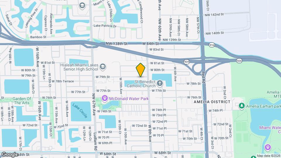 862 W 79th St Map and Location Details